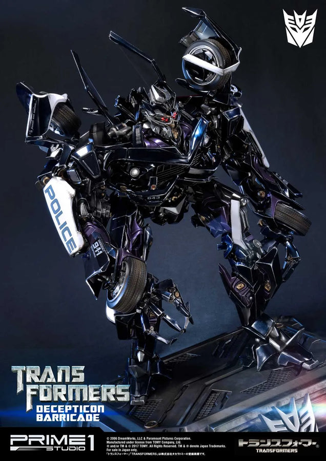 Decepticon Barricade (Regular Version) Transformers (Film) – Prime1Studio – ActionFigure Brasil