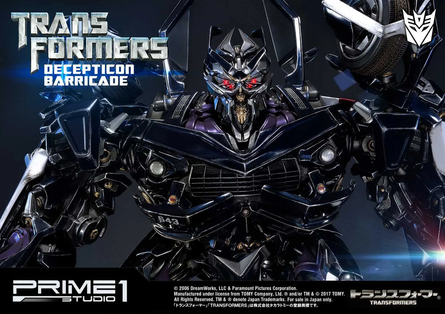 Decepticon Barricade (Regular Version) Transformers (Film) – Prime1Studio – ActionFigure Brasil
