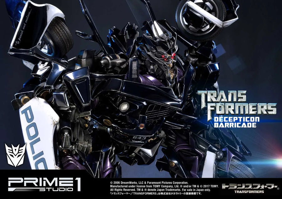 Decepticon Barricade (Regular Version) Transformers (Film) – Prime1Studio – ActionFigure Brasil