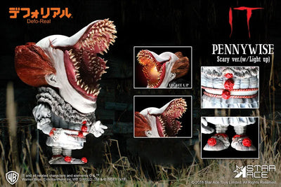 Deforeal "IT" Pennywise Scary Ver. (Glowing Type) Figure(Provisional Pre-order)ㅤ – Star Ace Toys – ActionFigureBrasil — detalhe do produto