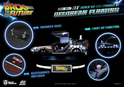 DeLorean Floating DX (Deluxe Edition) – Beast Kingdom – ActionFigure Brasil — embalagem
