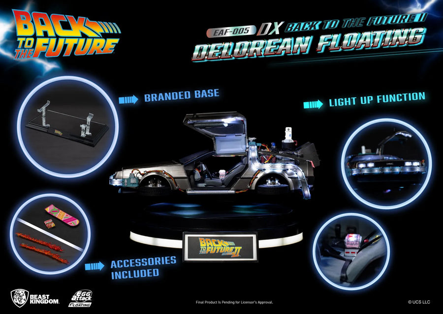 DeLorean Floating DX (Deluxe Edition) – Beast Kingdom – ActionFigure Brasil