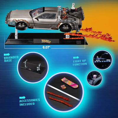 DeLorean Floating DX (Deluxe Edition) – Beast Kingdom – ActionFigure Brasil — ambientada