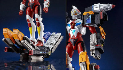 Denkou Choujin Gridman - God Zenon - Gridman - Thunder Gridman - THE GATTAI - -TOKUSATSU EDITION- (Good Smile Company)ㅤ – Good Smile Company – ActionFigure Brasil — ângulo diferente