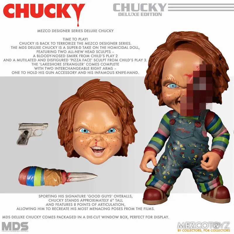 Designer's Series / Child Play: Chucky Deluxe 6 Inch Action Figure(Provisional Pre-order)ㅤ – Mezco – ActionFigureBrasil