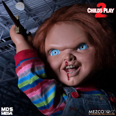 Designer Series / Child's Play 2: Chucky 15 Inch Mega Scale Talking Figure Menacing verㅤ – Mezco – ActionFigure Brasil