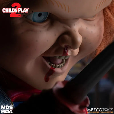 Designer Series / Child's Play 2: Chucky 15 Inch Mega Scale Talking Figure Menacing verㅤ – Mezco – ActionFigure Brasil — close
