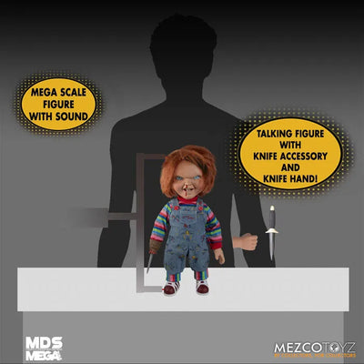 Designer Series / Child's Play 2: Chucky 15 Inch Mega Scale Talking Figure Menacing verㅤ – Mezco – ActionFigure Brasil — detalhe do produto
