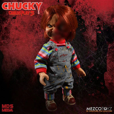 Designer Series / Child's Play 3: Pizza Face Chucky 15 Inch Mega Scale Figure with Sound(Provisional Pre-order)ㅤ – Mezco – ActionFigure Brasil