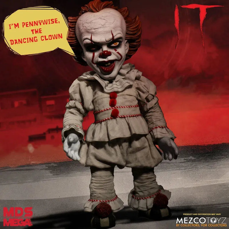 Designer Series / IT: Pennywise 15 Inch Mega Scale Figure with Sound(Provisional Pre-order)ㅤ – Mezco – ActionFigure Brasil