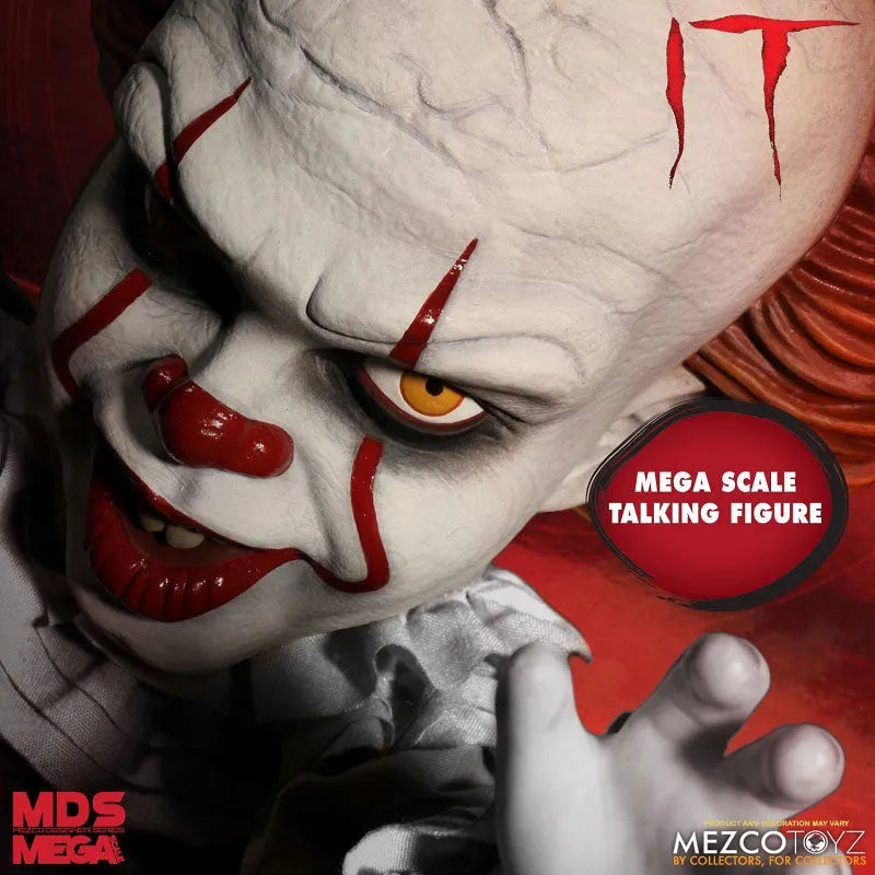 Designer Series / IT: Pennywise 15 Inch Mega Scale Figure with Sound(Provisional Pre-order)ㅤ – Mezco – ActionFigure Brasil