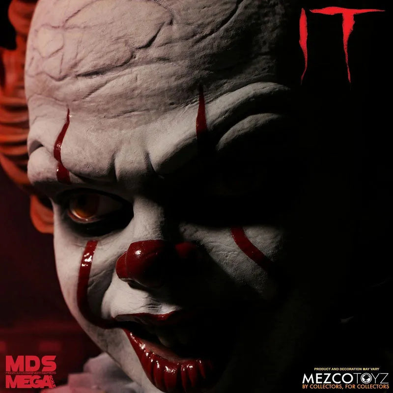 Designer Series / IT: Pennywise 15 Inch Mega Scale Figure with Sound(Provisional Pre-order)ㅤ – Mezco – ActionFigure Brasil