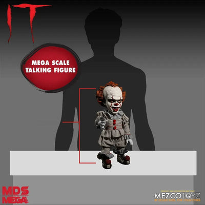 Designer Series / IT: Pennywise 15 Inch Mega Scale Figure with Sound(Provisional Pre-order)ㅤ – Mezco – ActionFigureBrasil — ambientada