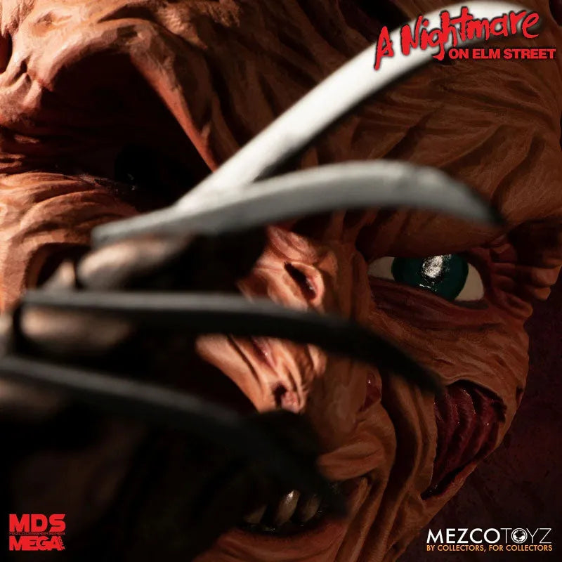 Designer Series / Nightmare on Elm Street: Freddy Krueger 15 Inch Mega Scale Figure with Soundㅤ – Mezco – ActionFigure Brasil