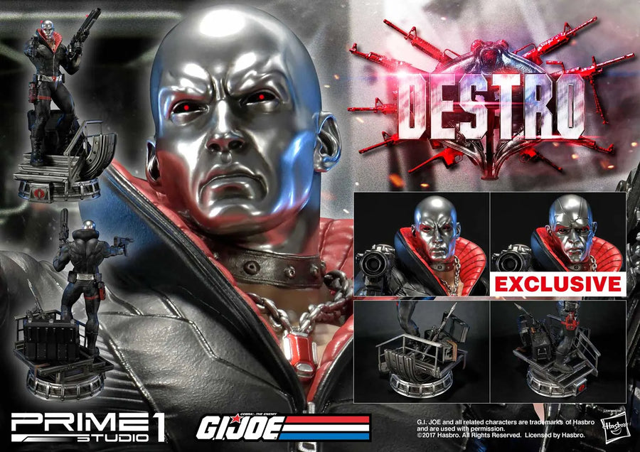 Destro (Exclusive Version) G.I. Joe – Prime1Studio – ActionFigure Brasil