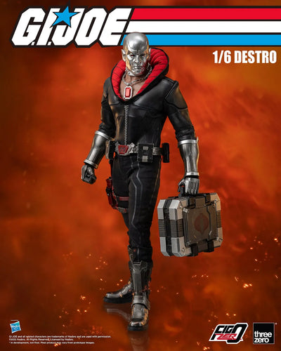 Destro – Threezero – ActionFigure Brasil — com base expositora