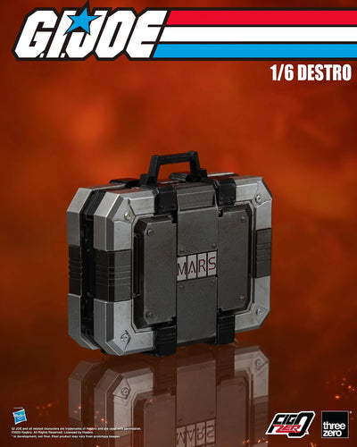 Destro – Threezero – ActionFigure Brasil — com base expositora