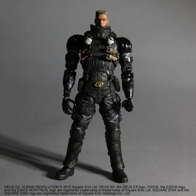 "Deus EX: Human Revolution" Play Arts Kai Barrettㅤ – Gantaku – ActionFigure Brasil