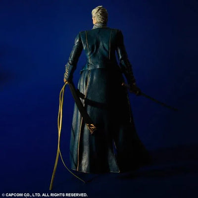 Devil May Cry 3 - Vergil Sparda - Play Arts Kai (Square Enix)ㅤ – Square Enix – ActionFigureBrasil — com base expositora