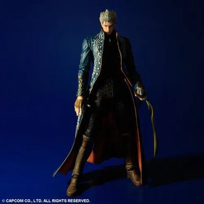 Devil May Cry 3 - Vergil Sparda - Play Arts Kai (Square Enix)ㅤ – Square Enix – ActionFigure Brasil — iluminação de estúdio