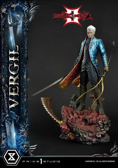 Devil May Cry 3 - Vergil Sparda - Ultimate Premium Masterline UPMDMC3-02 - 1/4 (Prime 1 Studio)ㅤ – Prime 1 Studio – ActionFigure Brasil — iluminação de estúdio
