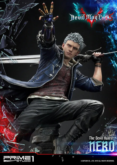 Devil May Cry 5 - Nero - Empusa - Ultimate Premium Masterline UPMDMCV-01 - 1/4 (Prime 1 Studio)ㅤ – Prime 1 Studio As Manufacturer – ActionFigure Brasil — ângulo diferente