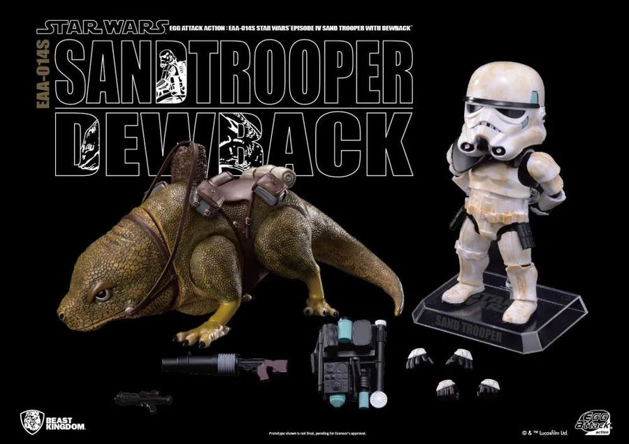 Dewback and Sandtrooper – Beast Kingdom – ActionFigure Brasil