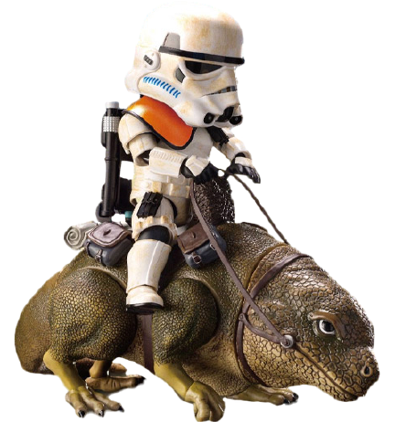 Dewback and Sandtrooper – Beast Kingdom – ActionFigure Brasil