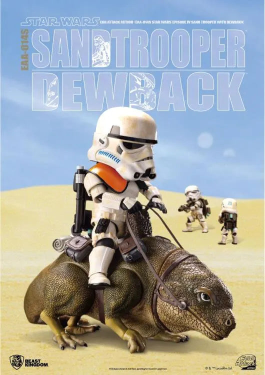 Dewback and Sandtrooper – Beast Kingdom – ActionFigure Brasil