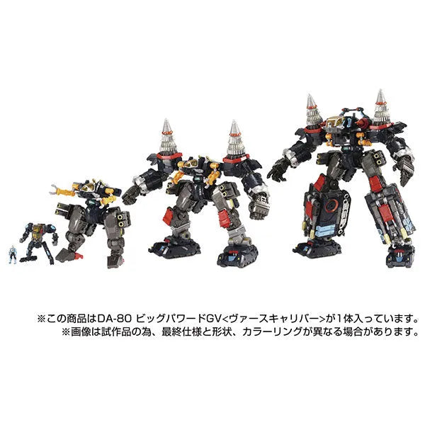 Diaclone - DA-80 - Big Powered GV - Verse Caliber (Takara Tomy)ㅤ – Takara Tomy – ActionFigure Brasil