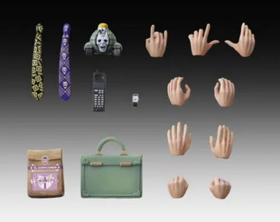 Diamond Is Not Crash - Jojo no Kimyou na Bouken - Kira Yoshikage - Sheer Heart Attack - Super Action Statue #26 - Second Ver. (Medicos Entertainment)ㅤ – Medicos Entertainment – ActionFigureBrasil — close