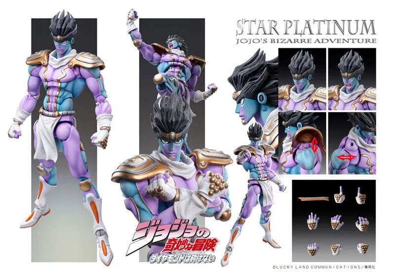Diamond wa Kudakenai - Jojo no Kimyou na Bouken - Star Platinum - Super Action Statue #28 (Medicos Entertainment)ㅤ – Medicos Entertainment – ActionFigureBrasil