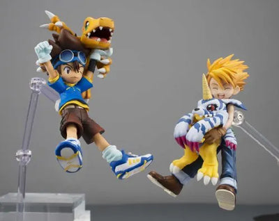 Digimon Adventure - Agumon - Yagami Taichi - G.E.M. - 1/10 (MegaHouse)ㅤ – MegaHouse – ActionFigureBrasil — ambientada