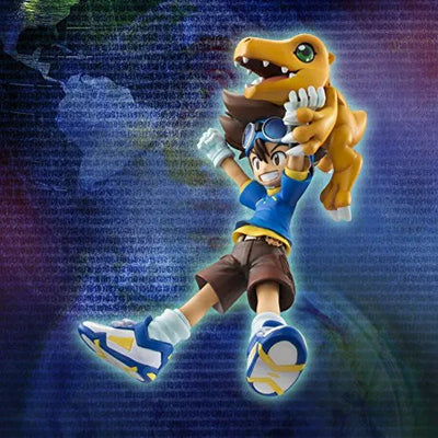 Digimon Adventure - Agumon - Yagami Taichi - G.E.M. - 1/10 - Re-release (MegaHouse)ㅤ – MegaHouse – ActionFigure Brasil — iluminação de estúdio