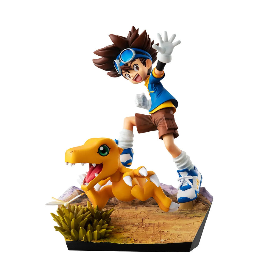 Digimon Adventure - Agumon - Yagami Taichi - G.E.M. - 20th Anniversary - 2022 Re-release (MegaHouse) (Shop Exclusive)ㅤ – MegaHouse – ActionFigure Brasil
