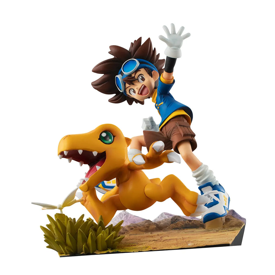 Digimon Adventure - Agumon - Yagami Taichi - G.E.M. - 20th Anniversary - 2022 Re-release (MegaHouse) (Shop Exclusive)ㅤ – MegaHouse – ActionFigure Brasil