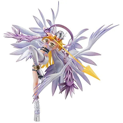 Digimon Adventure - Angewomon - Precious G.E.M. - Holy Arrow ver., With GLOWING Pedestal (MegaHouse)ㅤ – MegaHouse As Manufacturer – ActionFigure Brasil