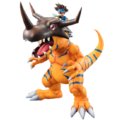 Digimon Adventure - Greymon - Yagami Taichi - G.E.M. - 2022 Re-release (MegaHouse) [Shop Exclusive]ㅤ – MegaHouse – ActionFigure Brasil