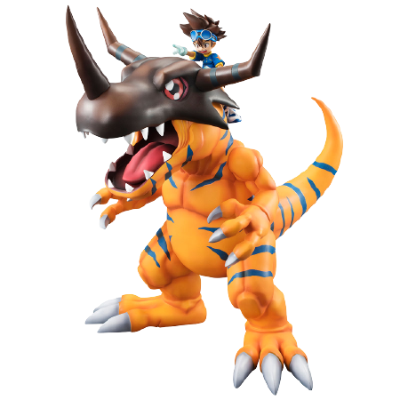 Digimon Adventure - Greymon - Yagami Taichi - G.E.M. - 2022 Re-release (MegaHouse) [Shop Exclusive]ㅤ – MegaHouse – ActionFigure Brasil