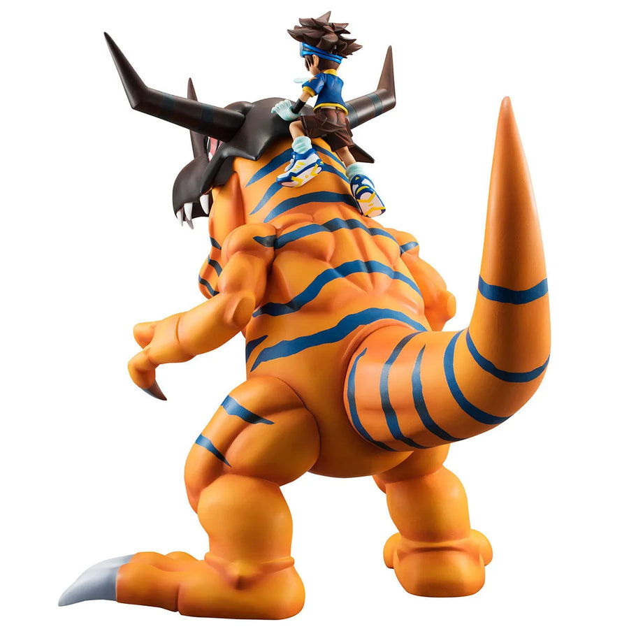 Digimon Adventure - Greymon - Yagami Taichi - G.E.M. - 2022 Re-release (MegaHouse) [Shop Exclusive]ㅤ – MegaHouse – ActionFigure Brasil