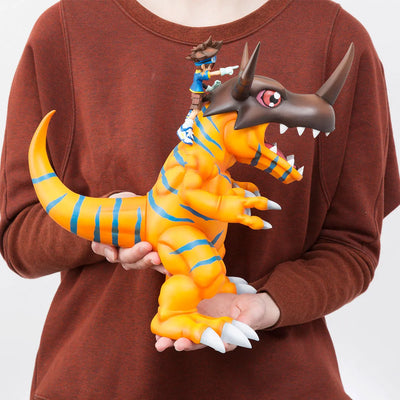 Digimon Adventure - Greymon - Yagami Taichi - G.E.M. - 2022 Re-release (MegaHouse) [Shop Exclusive]ㅤ – MegaHouse – ActionFigureBrasil — embalagem