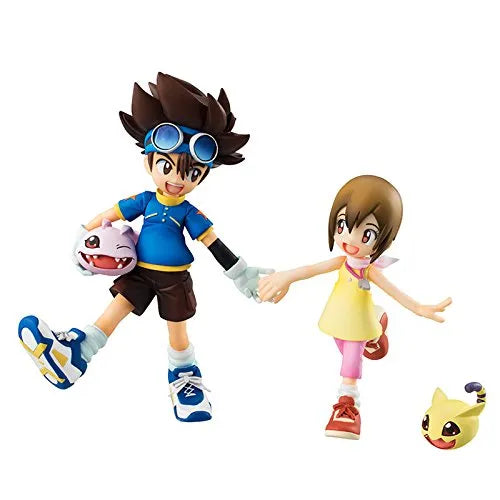 Digimon Adventure - Koromon - Nyaromon - Yagami Hikari - Yagami Taichi - G.E.M. (MegaHouse)ㅤ – MegaHouse – ActionFigure Brasil