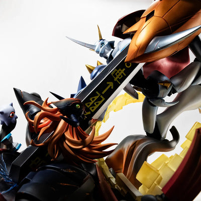 Digimon Adventure Movie: Bokura no War Game! - Diablomon - Kuramon - Omegamon - V.S. Series (MegaHouse) [Shop Exclusive]ㅤ – MegaHouse – ActionFigureBrasil — iluminação de estúdio
