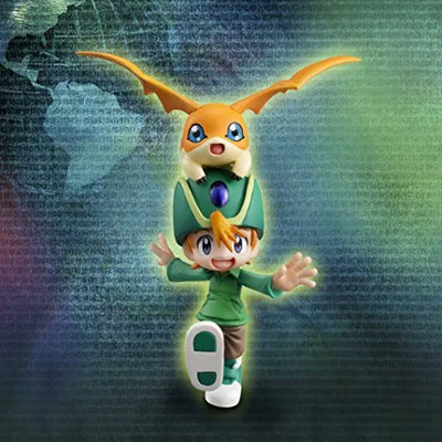 Digimon Adventure - Patamon - PicoDevimon - Takaishi Takeru - G.E.M. - 1/10 (MegaHouse)ㅤ – MegaHouse – ActionFigureBrasil — com base expositora