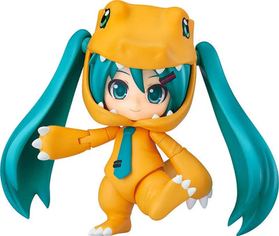 Digimon Adventure - Vocaloid - Hatsune Miku - Nendoroid #1439 - Kigurumi Agumon Ver. (Good Smile Company)ㅤ – Good Smile Company – ActionFigure Brasil