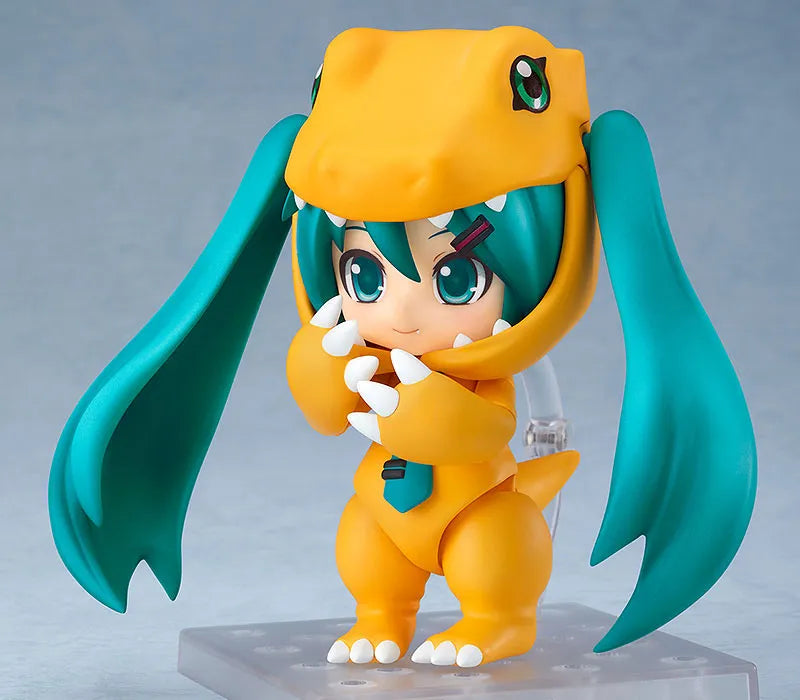 Digimon Adventure - Vocaloid - Hatsune Miku - Nendoroid #1439 - Kigurumi Agumon Ver. (Good Smile Company)ㅤ – Good Smile Company – ActionFigure Brasil