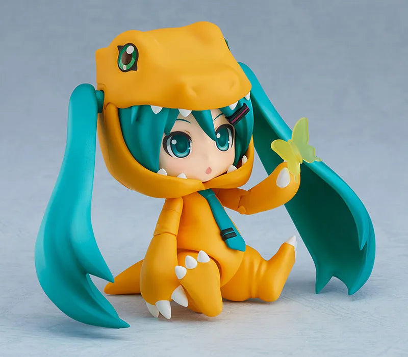 Digimon Adventure - Vocaloid - Hatsune Miku - Nendoroid #1439 - Kigurumi Agumon Ver. (Good Smile Company)ㅤ – Good Smile Company – ActionFigure Brasil