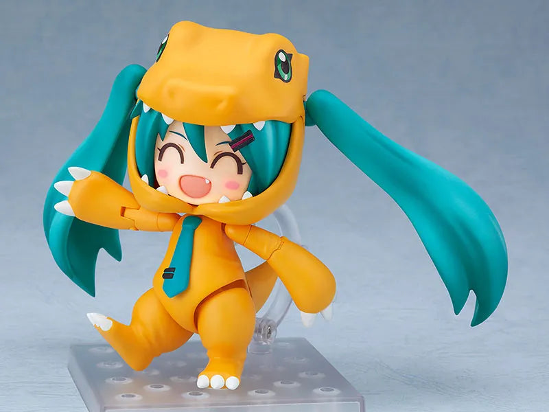 Digimon Adventure - Vocaloid - Hatsune Miku - Nendoroid #1439 - Kigurumi Agumon Ver. (Good Smile Company)ㅤ – Good Smile Company – ActionFigure Brasil