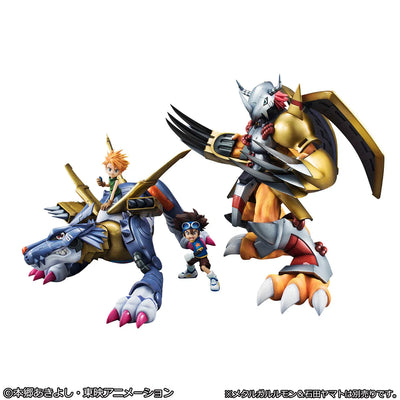 Digimon Adventure - WarGreymon - Yagami Taichi - Precious G.E.M. - Re-release (MegaHouse) [Shop Exclusive]ㅤ – MegaHouse – ActionFigureBrasil — ângulo diferente