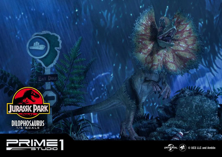 Dilophosaurus (Bonus Version) Jurassic Park (Film) – Prime1Studio – ActionFigure Brasil